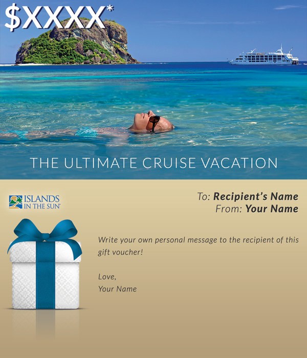 Gift Vouchers Islands In The Sun Vacation Certificate Template Free