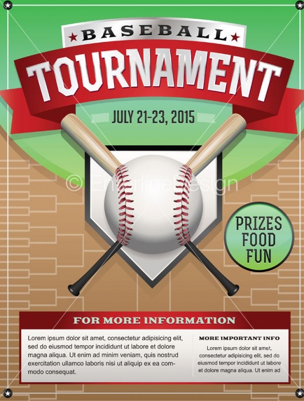 Girls Softball Fundraiser Flyer Template Free Smartrenotahoe Com Baseball Brochure