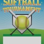Girls Softball Fundraiser Flyer Template Free Tournament Brochure