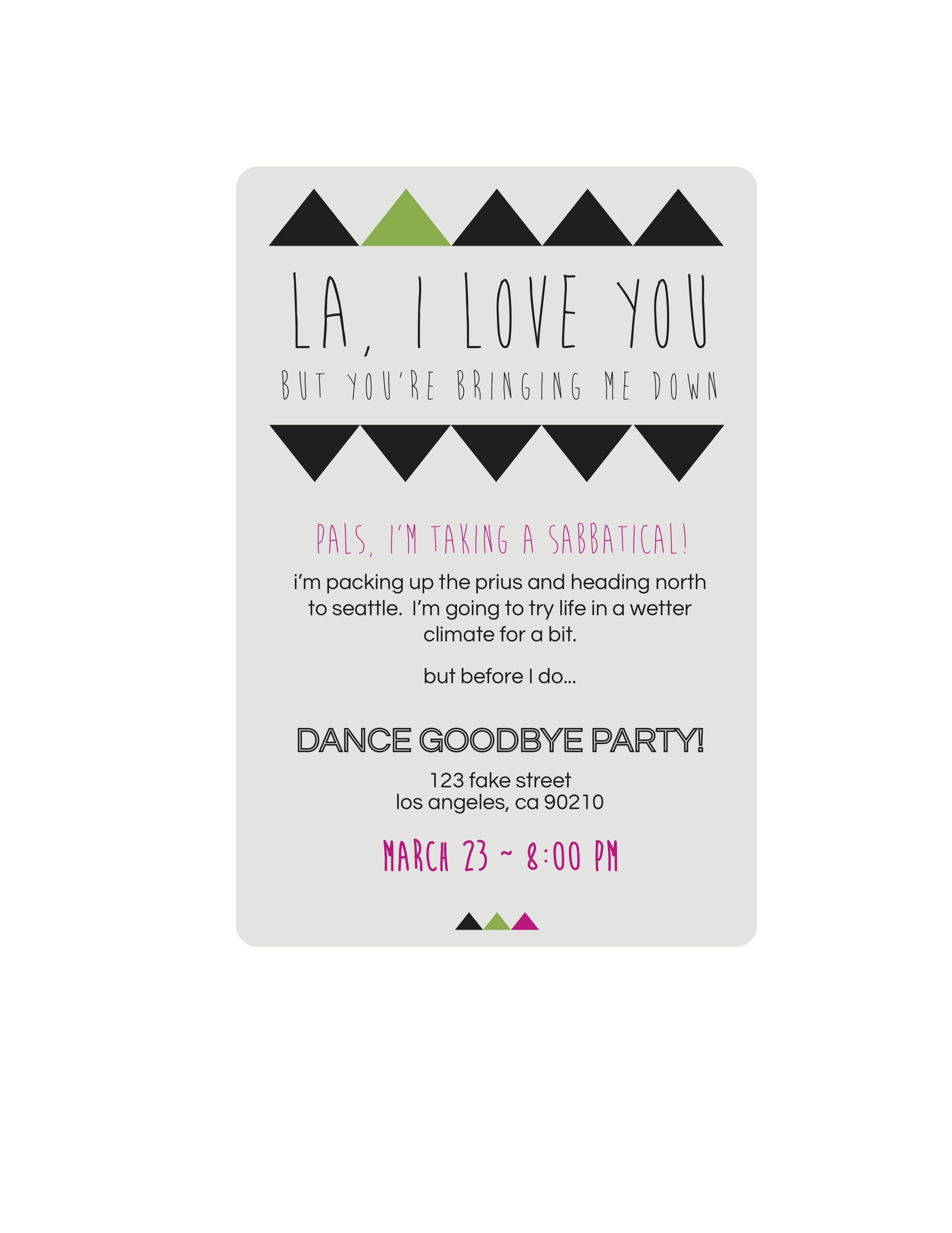 Going Away Party Invitation Template Free Book Of Bon Voyage