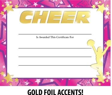Gold Foil S Cheer