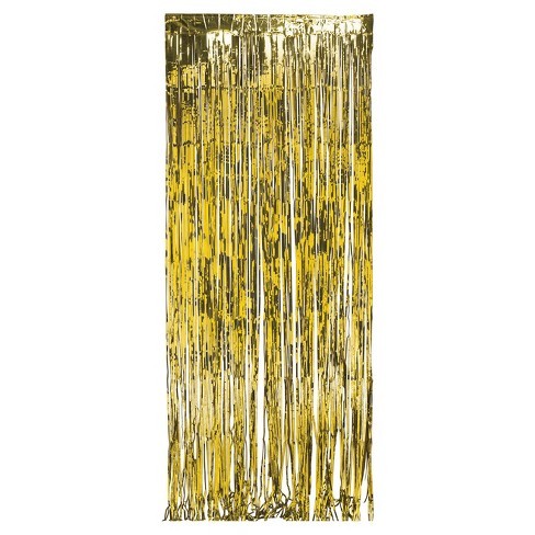 Gold Foil Door Curtain Target