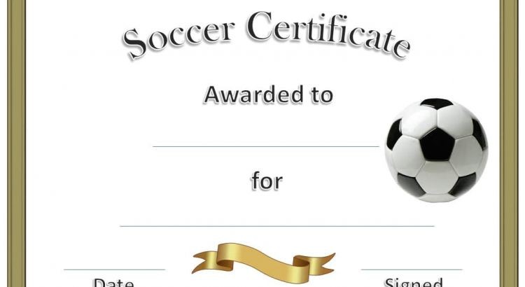 Golf Awards Ideas LSC Design Soccer Certificate