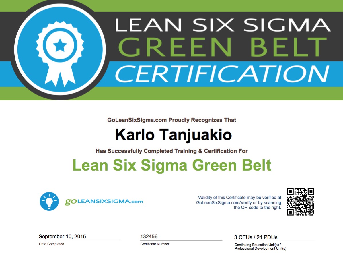 Good Green Belt Certificate Template Images