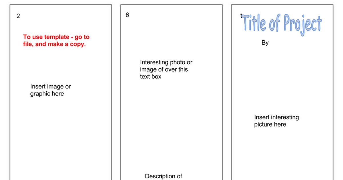 Google Doc Brochure Template Docs 4 Best Make
