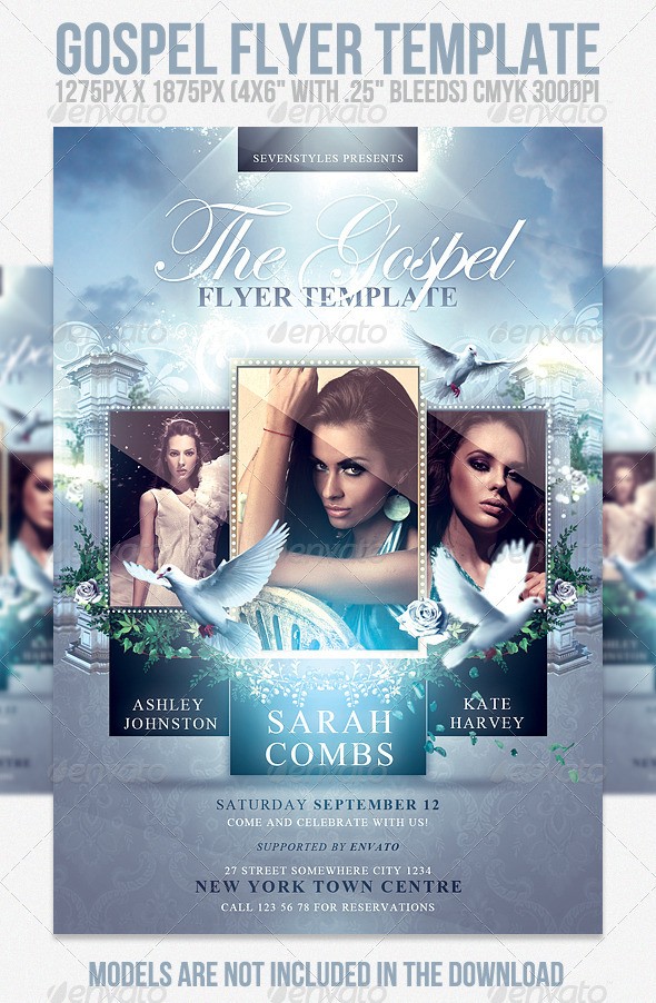 Gospel Flyer Template Download Free Church Psd Templates For