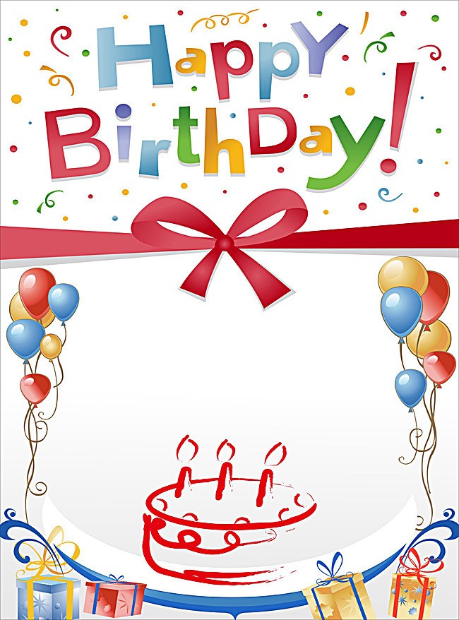 Happy Birthday Poster Cartoon Posters Gift Free Download