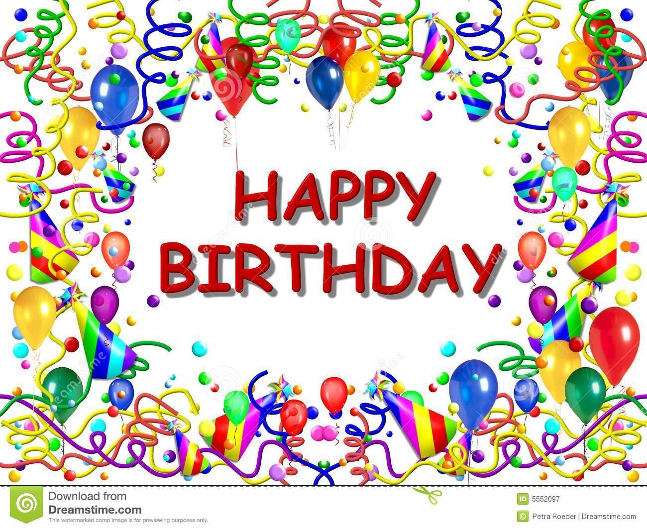 Happy Birthday Poster Stock Illustration Of Birth Posters Free