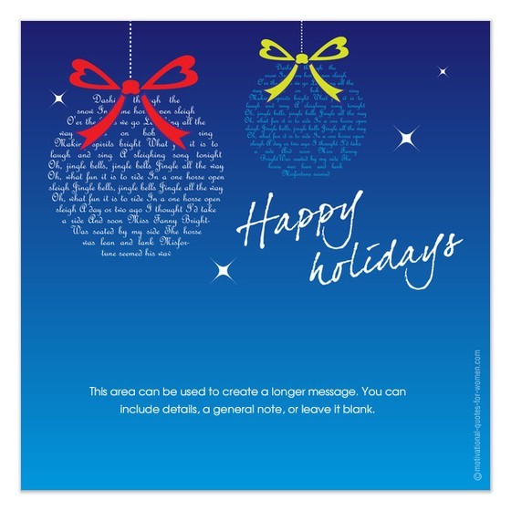 Happy Holidays Blue Invitations Cards On Pingg Pertaining To Holiday Ecard