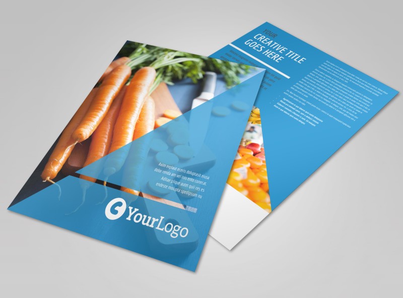 Health Nutrition Flyer Template MyCreativeShop Brochure