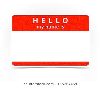Hello My Name Is Images Stock Photos Vectors Shutterstock Sticker Template