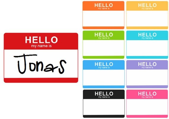 Hello My Name Is Printable Tags Best Photos Of Hi