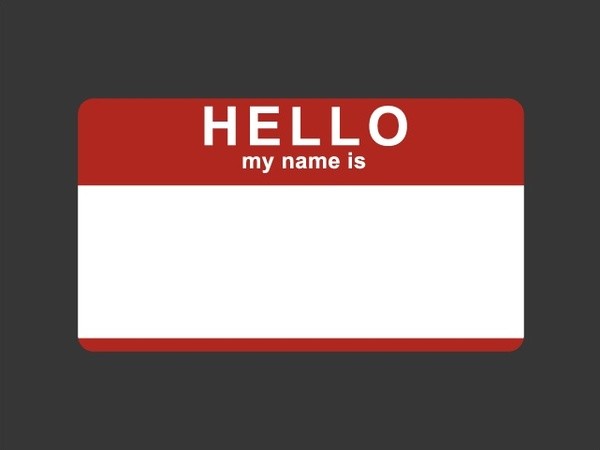 Hello My Name Is Sticker Free Vector In Encapsulated PostScript Eps Badge