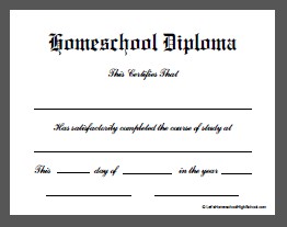 High School Diploma Template Free Pdf Archives Southbay Robot Homeschool