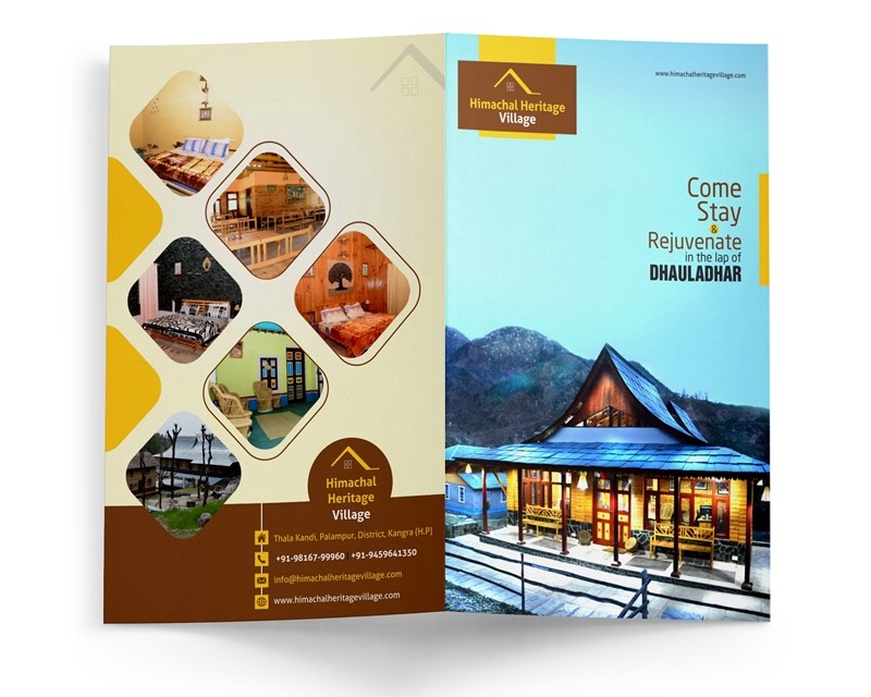 Himachal Heritage Village Brochure Design