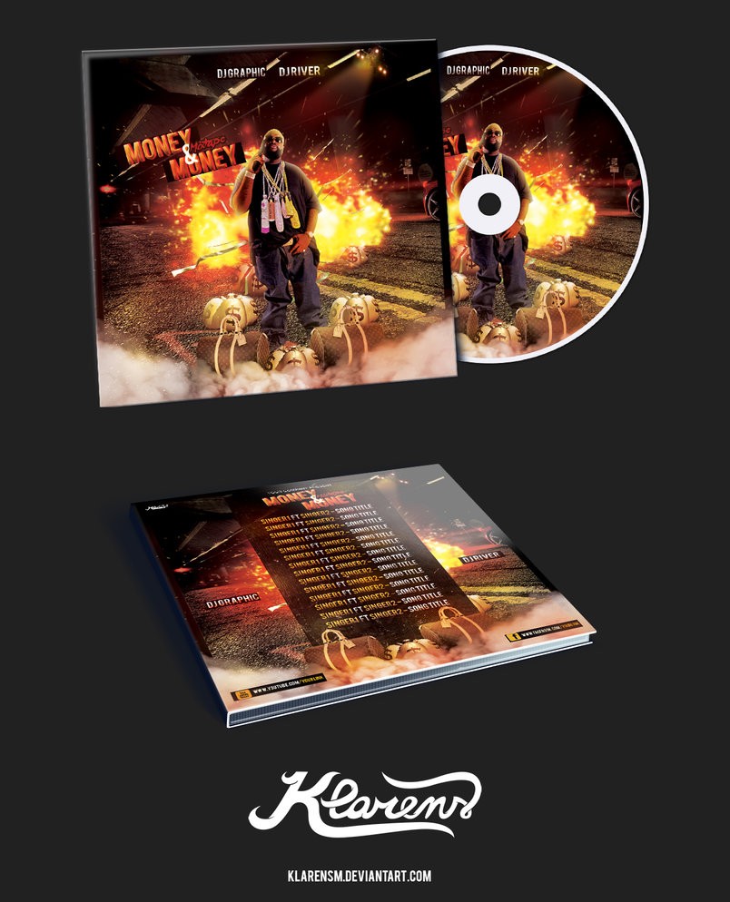Hip Hop Mixtape Album CD Cover FREE PSD TEMPLATE By KlarensM On Cd