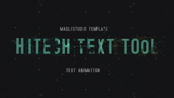 Hitech Text Tool By Madlistudio VideoHive Ae Templates