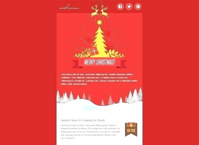 Holiday Card Email Template Cards Luxury E