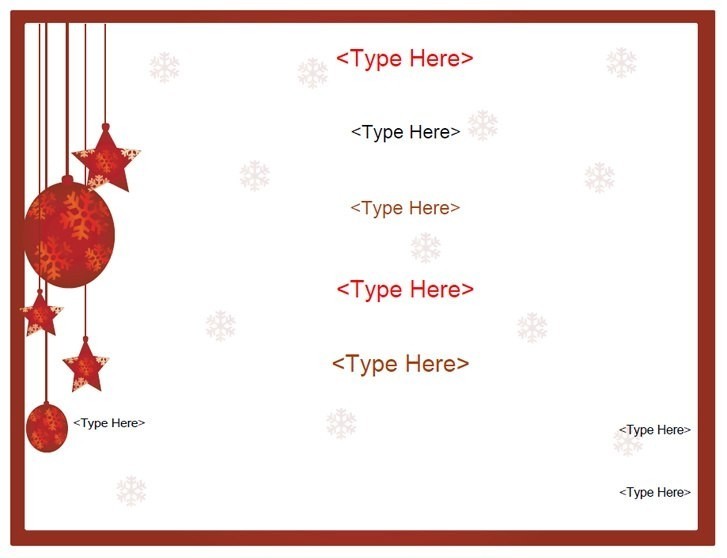 Holiday Gift Certificate Templates Free Printable Christmas