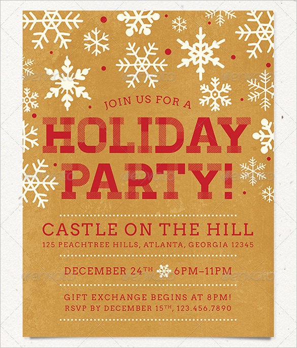Holiday Party Flyer Template Word Templates Free Download