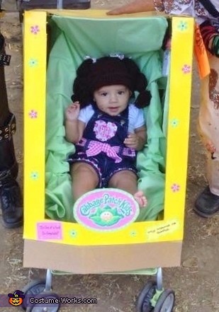 Homemade Cabbage Patch Doll Baby Costume