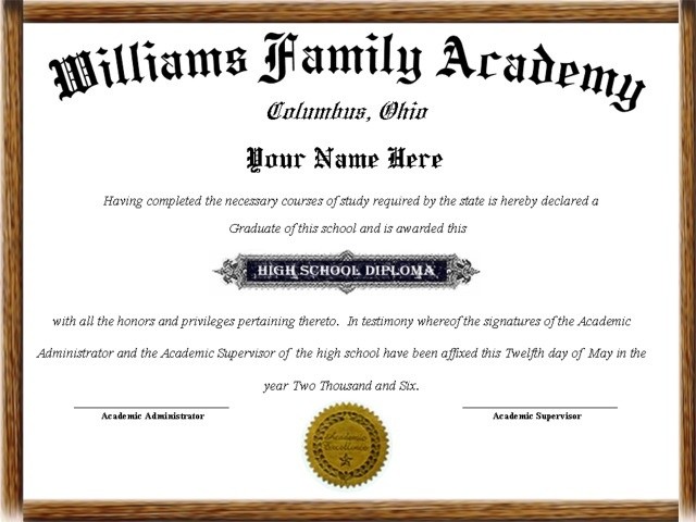 Homeschool Diploma Template The Heigths Page 45 Of 128 Amazing Certificate