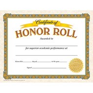 Honor Roll Classic Certificates TRENDenterprises Com Certificate