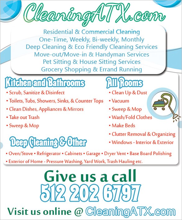 House Cleaning Flyer Template 17 PSD Format Download Free Ad Templates