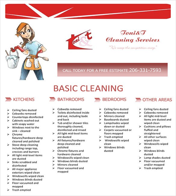House Cleaning Flyer Template 17 PSD Format Download Free Printable