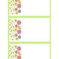 How Cute Are These Floral Contact Cards Be Sure To Repin And Share Free