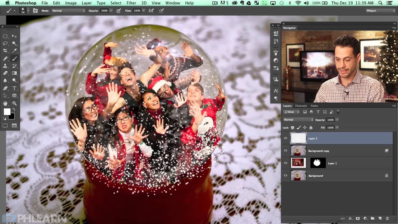 How Not To Edit A Photo In Photoshop YouTube Christmas Card