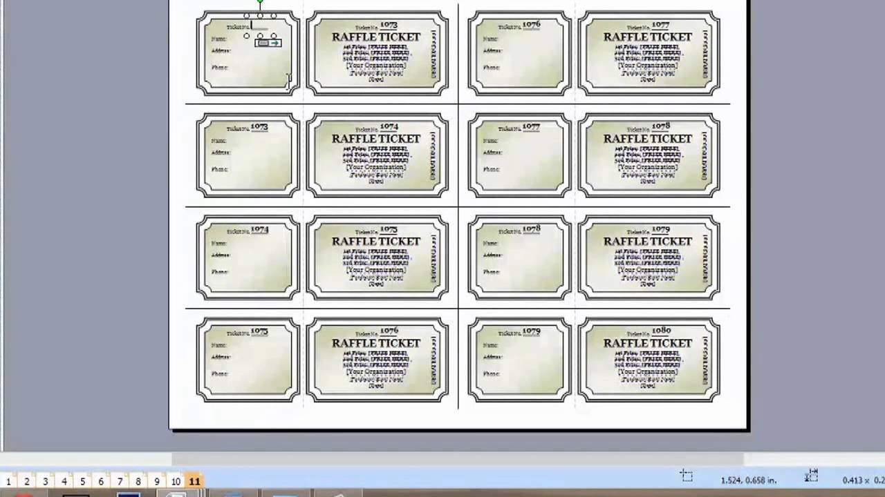  How To Make Event Tickets On Microsoft Word Carlynstudio us