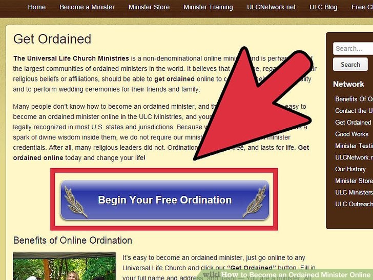 How To Become An Ordained Minister Online 7 Steps With Pictures Free Preacher License