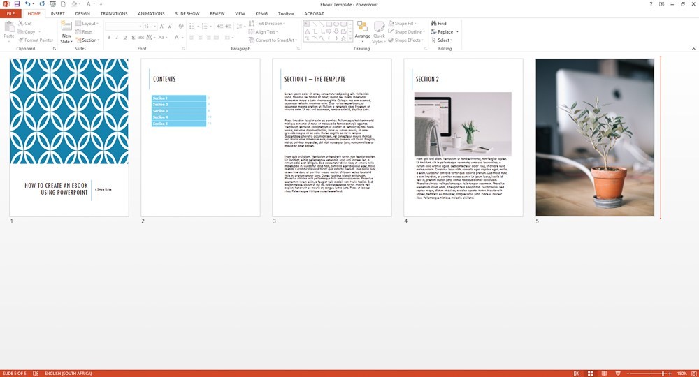How To Create An Awesome Ebook Using Powerpoint Part 5 Goods Template