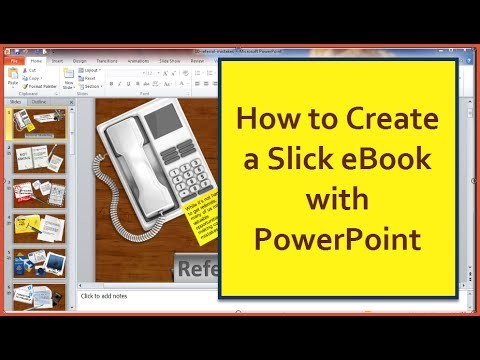 How To Create An EBook With PowerPoint YouTube Ebook Template