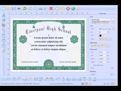 How To Create And Print High School Diploma YouTube Make Your Own