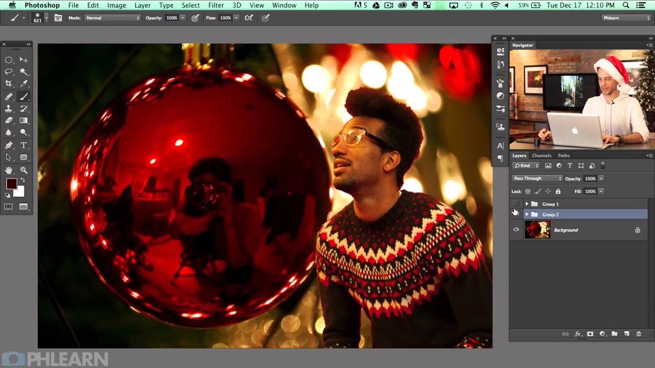 How To Create Greeting Cards In Photoshop YouTube Christmas Card
