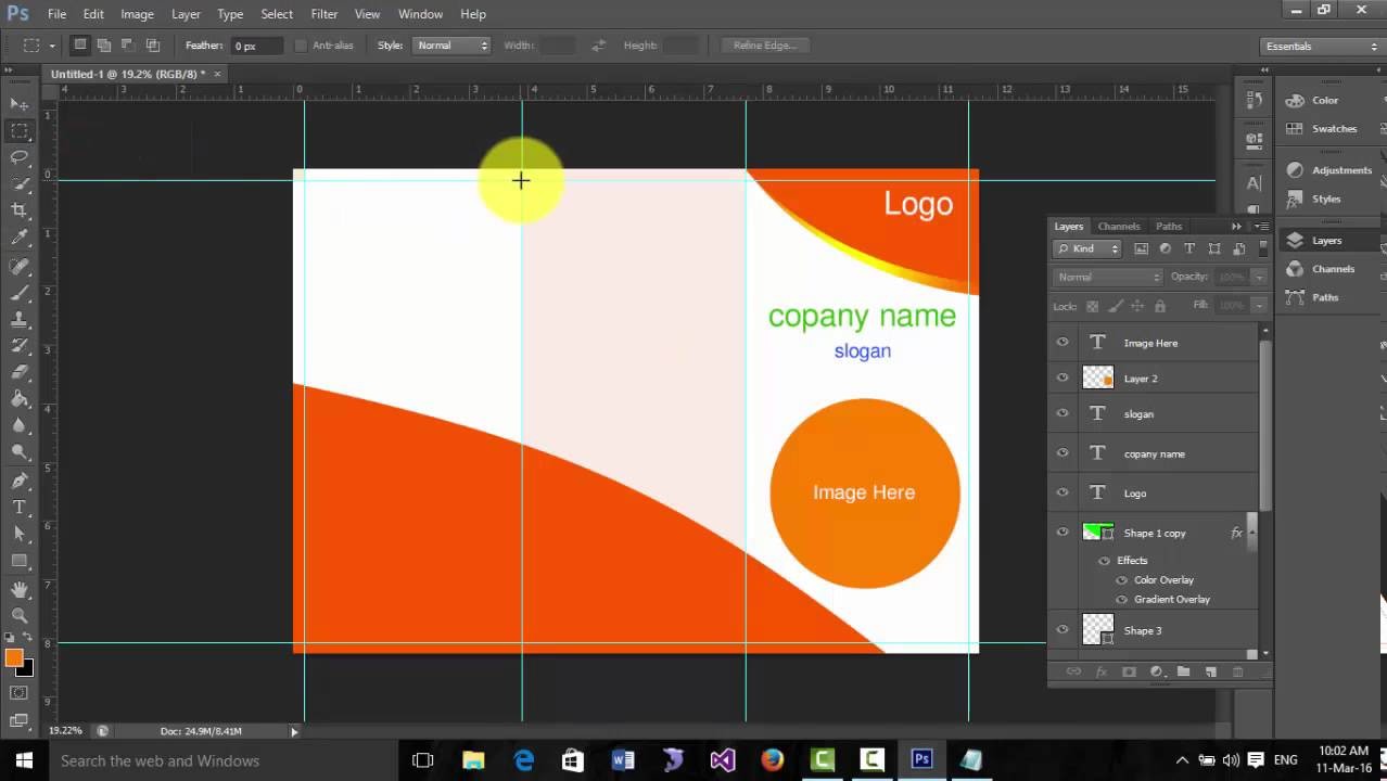 How To Design A Brochure In Photoshop Cs6 YouTube Templates For