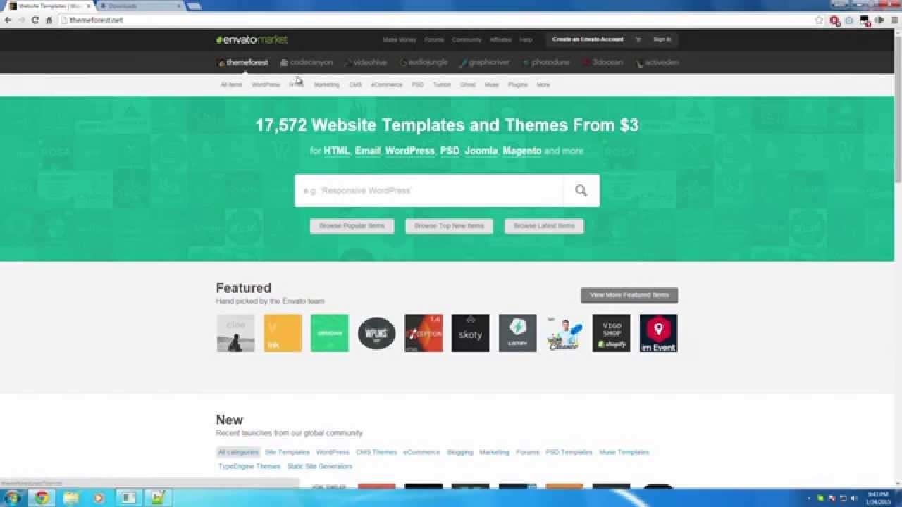 How To Download Almost Any Premium Website Template YouTube Video Sharing Free