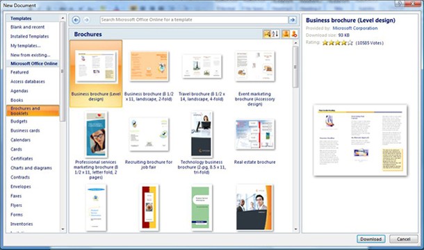 How To Make A Brochure In MS Word 2007 Printaholic Com Create