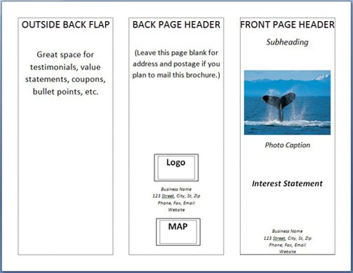 How To Make A Brochure In MS Word 2007 Printaholic Com On