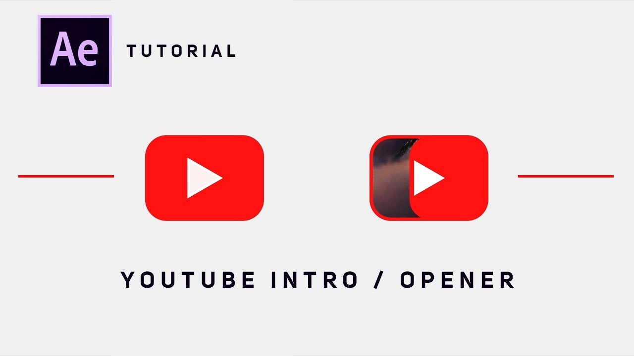 How To Make YouTube Channel Intro After Effects Tutorial No Youtube