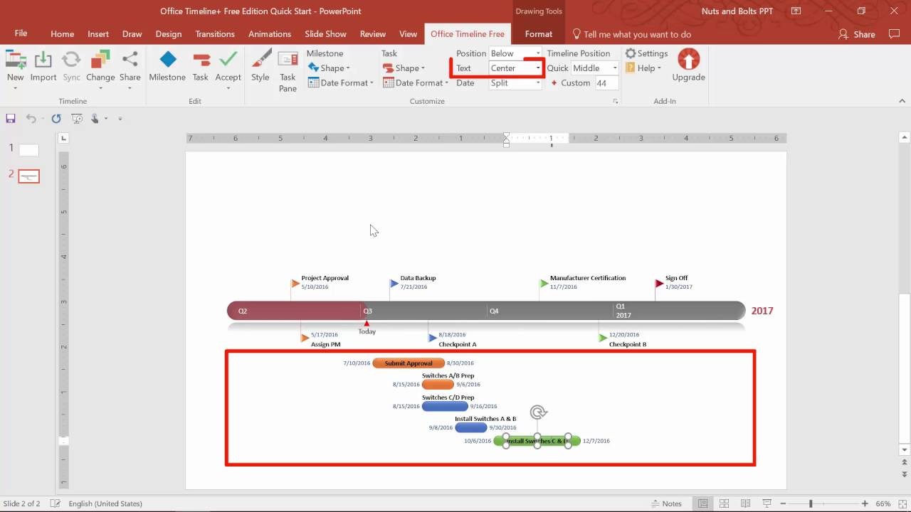 How To Use Free Edition Quick Start Office Timeline