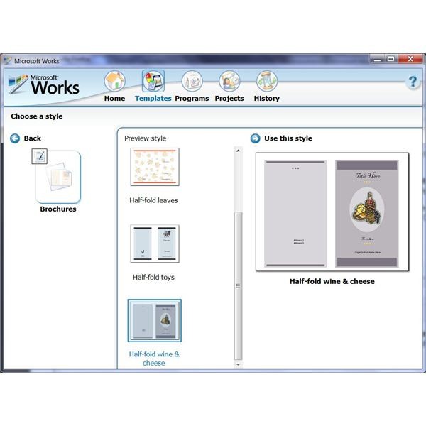 How To Use The Free Brochure Templates For Microsoft Works Word