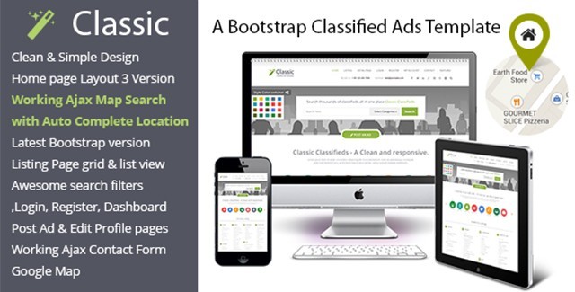 Html Templates For Classified Website Spacerchaser Com Ads Template Free
