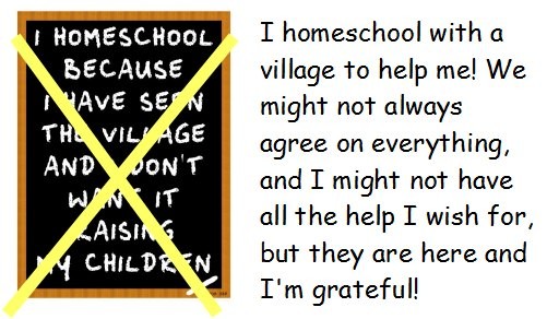 I Homeschool With A Village To Help Me