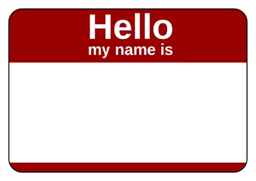 Ideas Collection For Name Badge Templates Free With Additional Hello My Is Template