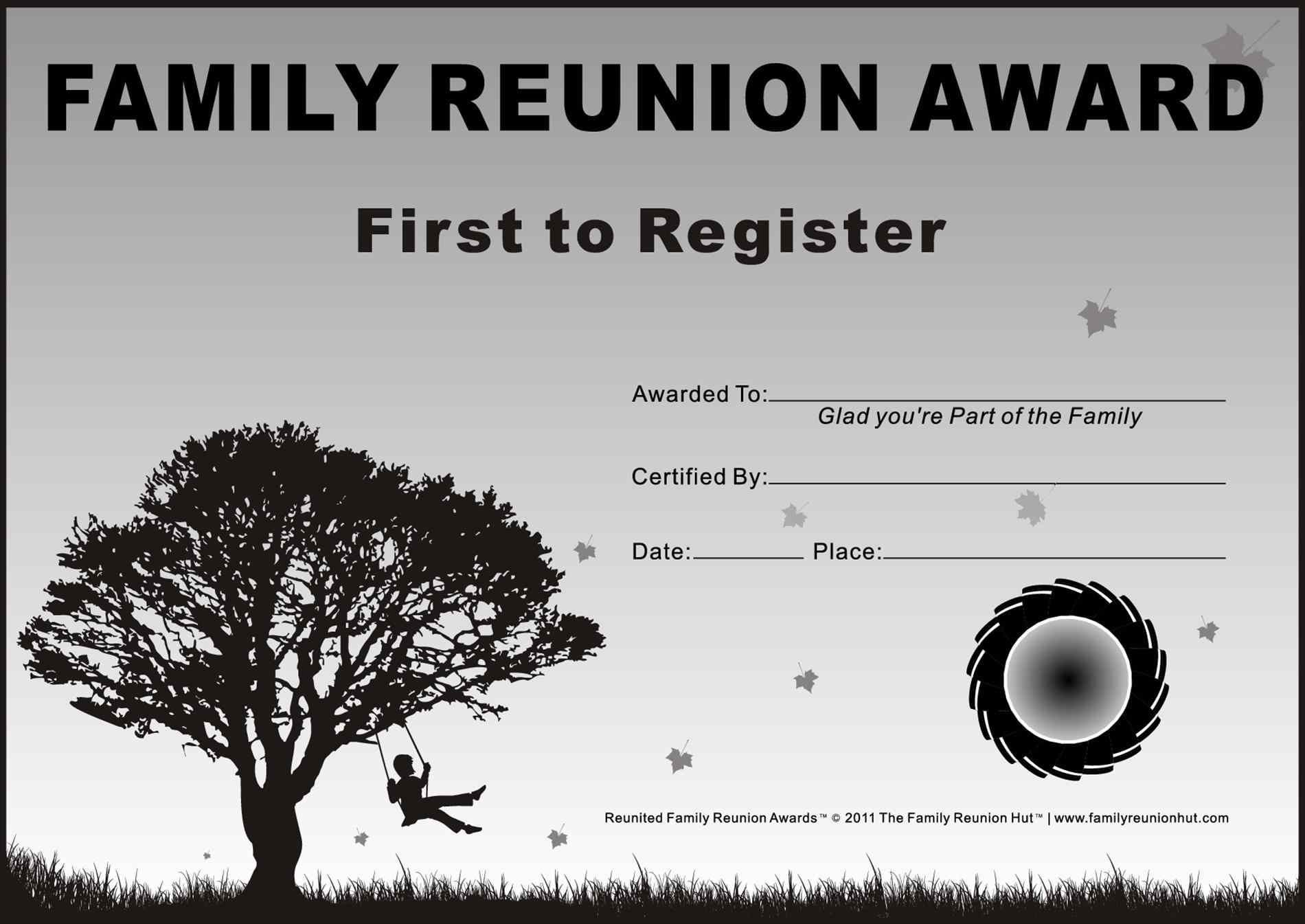 Ideas For Certificates Kids At Prayer Is A Free Family Reunion Awards Printables