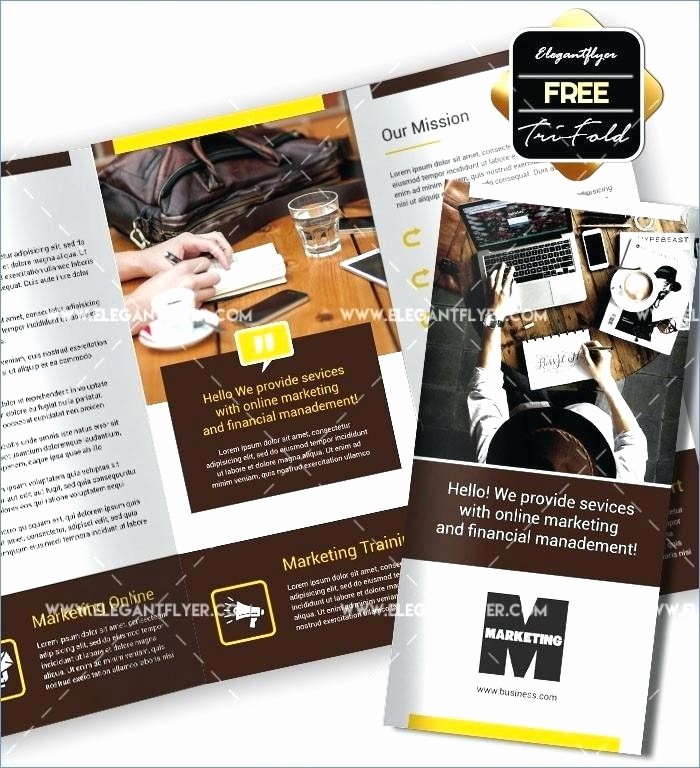Illustrator Flyer Templates Awesome Adobe Tri Fold Brochure Template Free Download