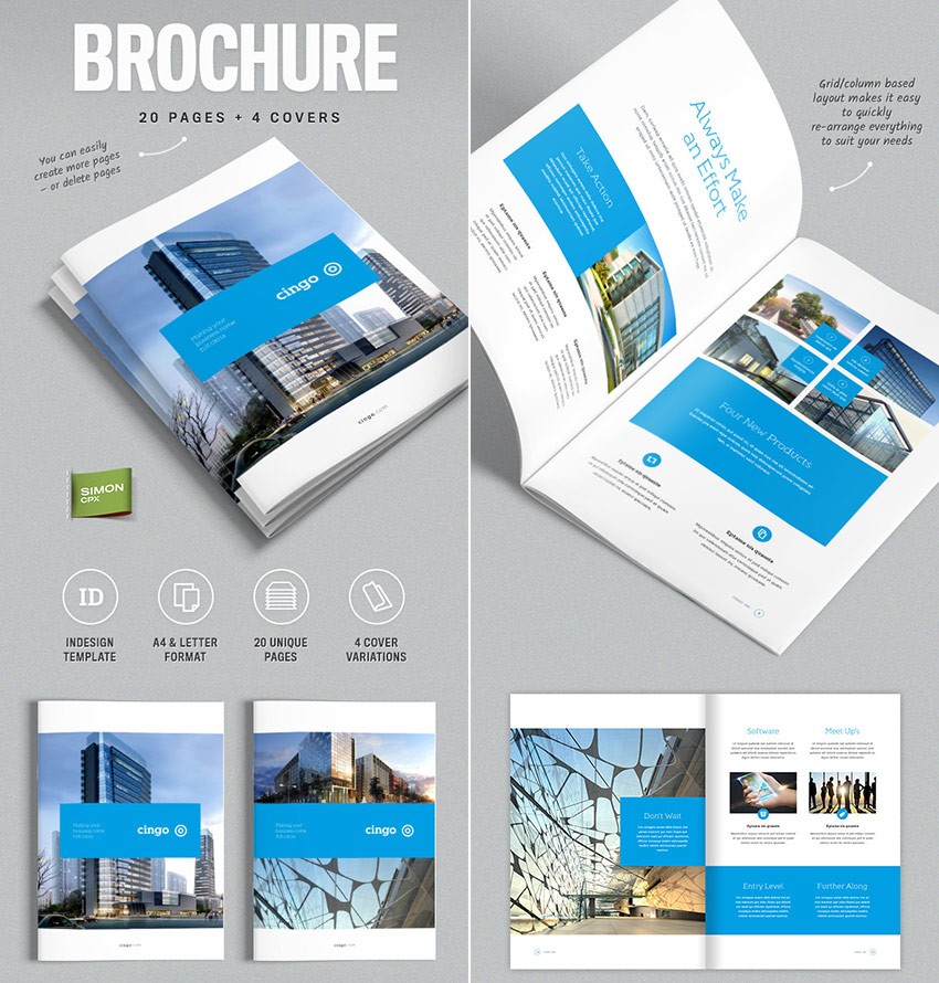 Indesign Brochure Templates Indd Product Flyer Template Free